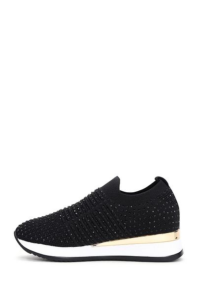 Derimod Black Stone Detailed Thick Sole Women's Sneakers - 24sfd43016f