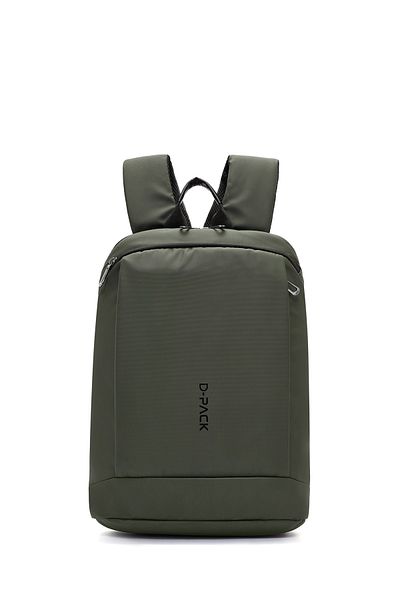 Derimod D-Pack Men's Green Fabric Backpack 23Sbd30096F