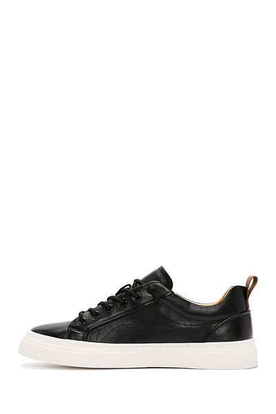 Derimod Men's Black Lace-Up Leather Sneaker 25Sfd 690918