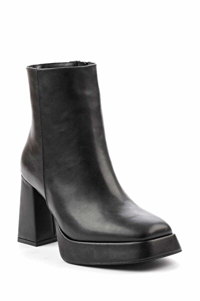 Bambi Siyah Kadın Bot & Bootie K02215300509