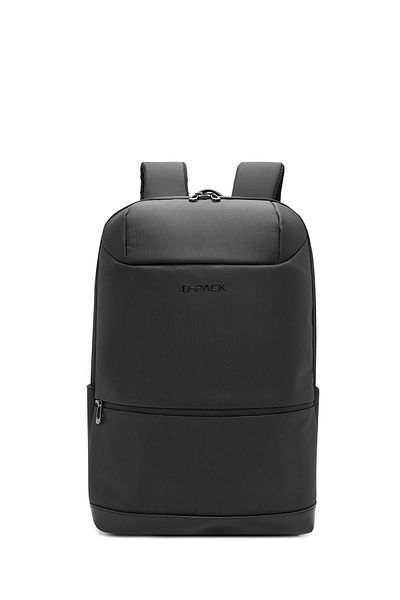 Derimod D-Pack Men's Black Fabric Backpack 24Wbd30176F