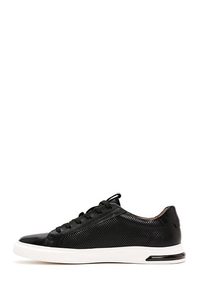 Derimod Men's Black Lace-Up Leather Sneaker 25Sfd 690518