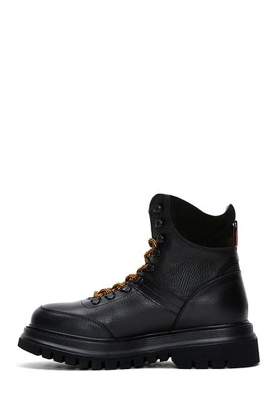 Harley Davidson Men's Black Stein Leather Boots Thick Soled Boots 021m100564