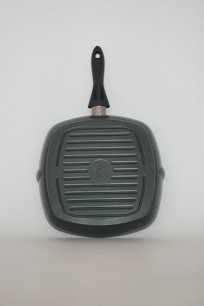 Bonera Ceramic 28cm Grill Pan - Emerald Green