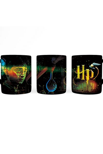 MECKSA Magical Sips – Harry Potter Edition Black Mug 11oz