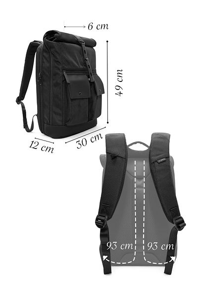 Derimod D-Pack Men's Black Backpack 24Wbd30076F
