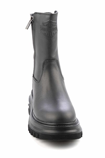 Harley Davidson Black Leather Kadın Bot & Bootie HD0777002603