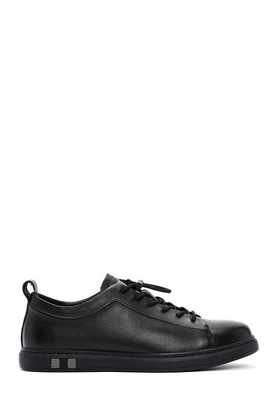 Derimod Men's Black Lace-Up Leather Sneaker 25Sfd 690818