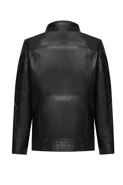 Derimod Luisa Women's Black Leather Jacket 24Wgd5172U4