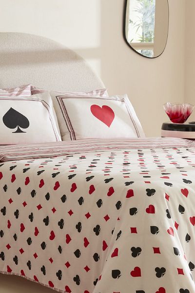 Sarah Anderson Chance Double Duvet Cover Set White