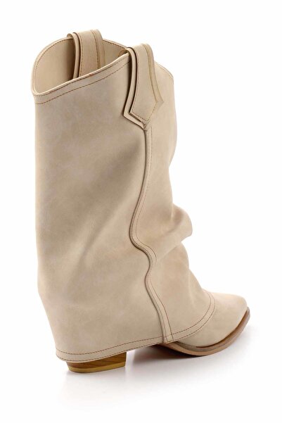 Bambi Ματ Μπεζ Γυναικείες Μπότες & Μποτάκια K 02140202309