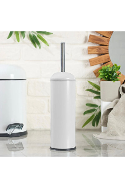 Evidea White Toilet Brush - 40 cm