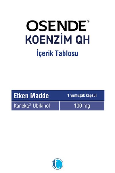 Osende Coenzyme Qh 100Mg 30 Capsules