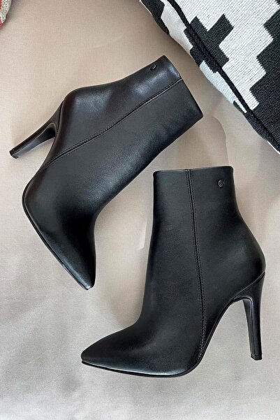 Bambi Siyah Kadın Bot & Bootie K02204500109