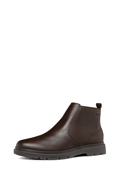 Geox Spherica Ec1 Abx Zippered Men's Waterproof Leather Boots - Brown, U46Hnc00043C6009