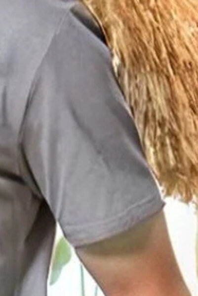 Mavelle Men's Gray Print Detailed Short Sleeve Cotton Shorts Set 25923