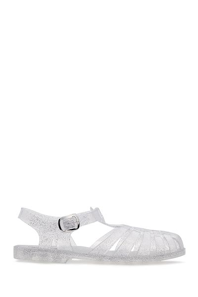 Derimod Women's Transparent Ankle Strap Jelly Sandals 25Sfe4907Pv
