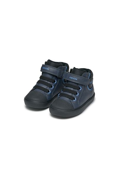 Geox Baby Boy Navy Blue Gisli Toddler Banded Leather Boots B461Nc0Mefuc0693