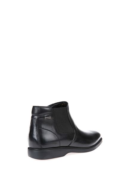 Geox Men's Black Waterproof Leather Chelsea Boots 2Fit Brayden U64N1B00043C9999