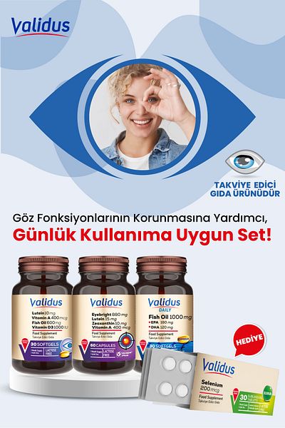 Validus Eye Set - Lutein - Eyebrighth - Omega 3 - Selenium