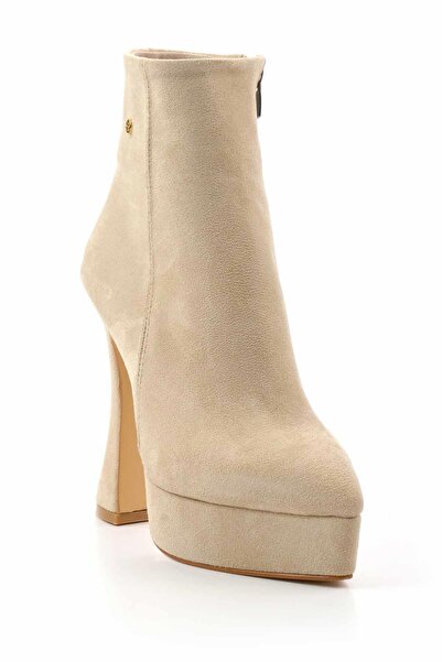 Bambi Bej Kadın Bot & Bootie K02204500202