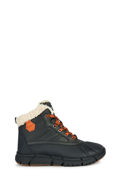 Geox Boy's Black Flexyper Abx Lace-Up Waterproof Boots J269Xe0Me50C0038