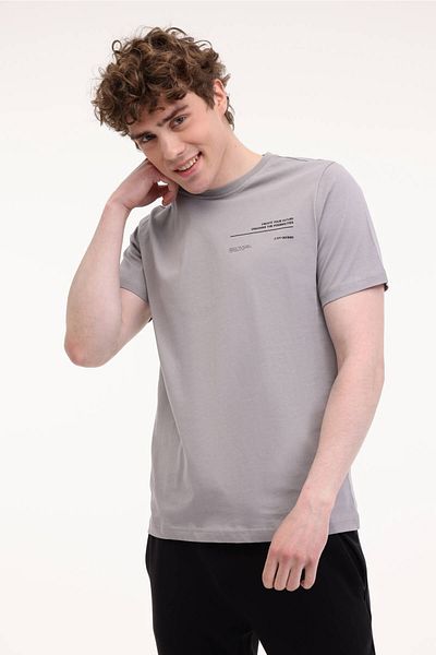 Kinetix ml Power 11slg301 5fx Gri Erkek Kısa Kol T-shirt
