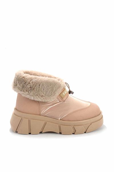 Bambi Beige Women's Boots & Bootie K02201220485
