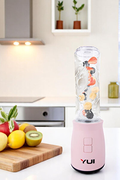Yui M19 500w Kişisel Smoothie Blender Pembe 1 Adet Yedek Şişe