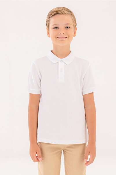 Kinetix Ku Basıc 11kds03 4pr Beyaz Erkek Çocuk Kısa Kol T-shirt