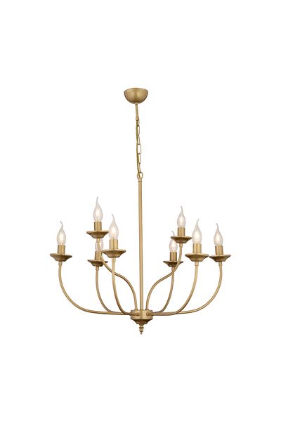 Apliqa Lustra HubRom, ARIANE 3676-08-FR 65x94 cm 8xE14-40W Antiq