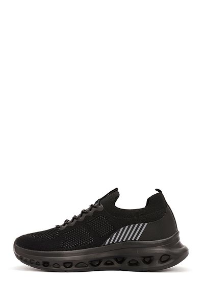 Derimod Zero Men's Black Lace-Up Thick Sole Sneakers 25Sfd69176F