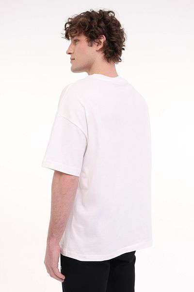 lumberjack Ανδρικό κοντομάνικο μπλουζάκι Mb Ros 11hs113 5fx Off White