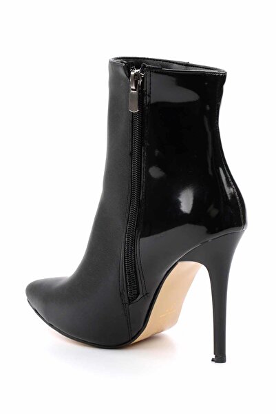 Bambi Siyah Siyah Kadın Bot & Bootie K02671902809