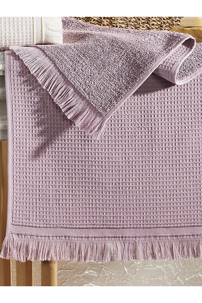 Z&N STYLE Mommy Platinum Fringe Reversible 50x90cm. Πολυτελές Σετ πετσετών χεριών & προσώπου 6 τεμαχίων 100% βαμβάκι (ΕΙΔΙΚΗ ΤΣΑΝΤΑ)
