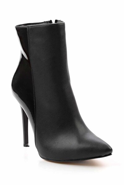 Bambi Siyah Siyah Kadın Bot & Bootie K02671902809