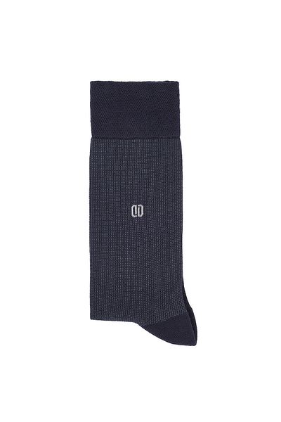 Derimod Men's Navy Blue Long Bamboo Socks 000A2C35046F