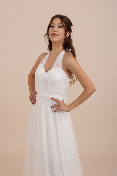 berissima bride Genesis Tulle Heart Collar Dress |   Optional Arm Design