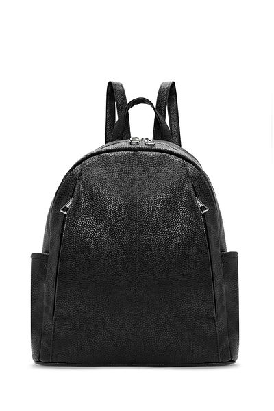 Derimod Women's Black Casual Backpack 25Sbd2616Ft