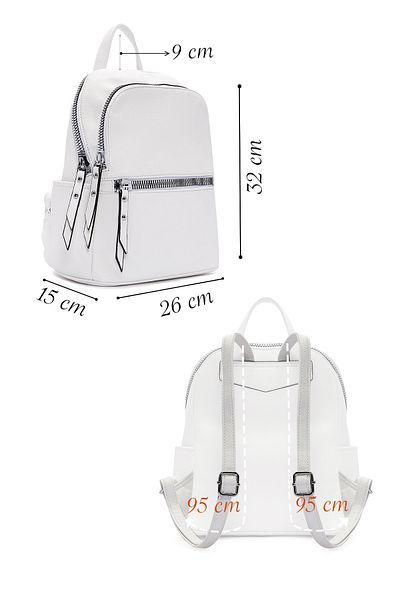 Derimod Rucsac alb pentru femei 25SBD2612FT