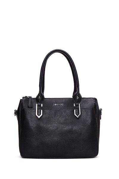 Derimod Women's Black Long Strap Classic Shoulder Bag 25Sbd 260626