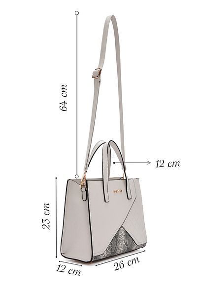 Derimod Women's Gray Long Strap Classic Shoulder Bag 25Sbd 260914