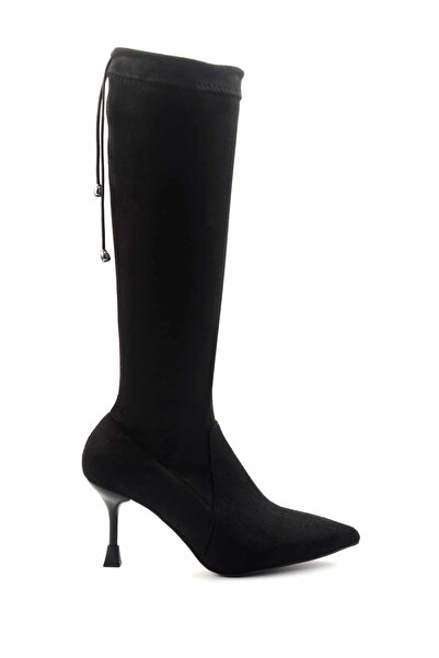 Bambi Siyah Kadın Çizme K03948015002