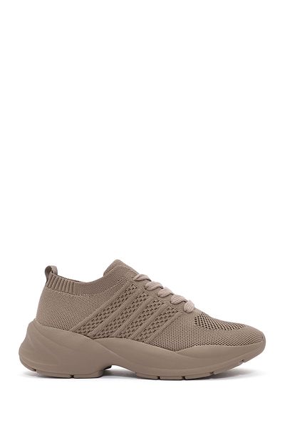 Derimod Zero Women's Mink Lace-Up Thick Sole Sneaker 25Sfd43146F