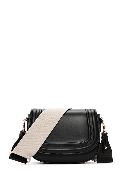 Derimod Women's Black Long Strap Crossbody Bag 25Sbd 291618