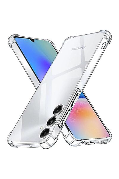 OEM Set Husa Pentru Samsung Galaxy A55 5g Cu Folie Ecran, Silicon Antișoc, Transparent - Bzstore