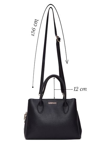 Derimod Women's Black Long Strap Classic Shoulder Bag 25Sbd 260426