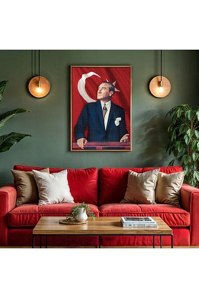 Ks Games Ks Games Ataturk and Turkish Flag Puzzle 1000 Pieces 20728