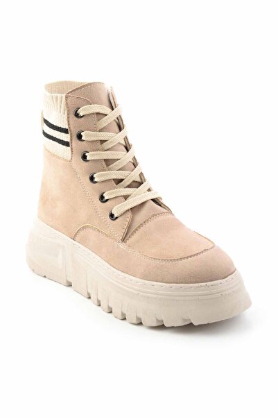 Bambi Bej Kadın Bot & Bootie K02991100302