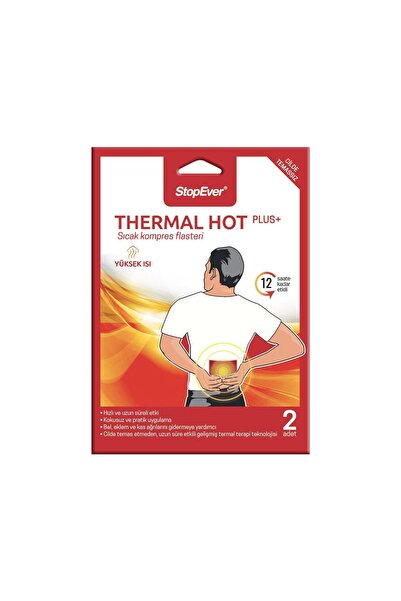 StopEver Thermal Hot Plus Isı Terapili Flaster – Kas Ve Eklem Rahatlatıcı,( 1 X 2 )